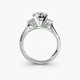 Solitaire with Cluster Shoulders 2